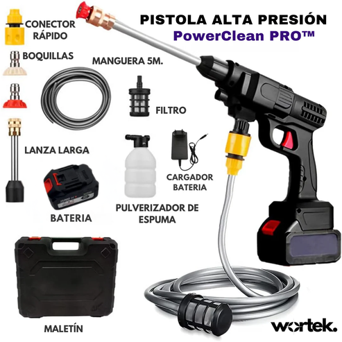 PowerClean PRO™ - High-Pressure Gun for Cleaning