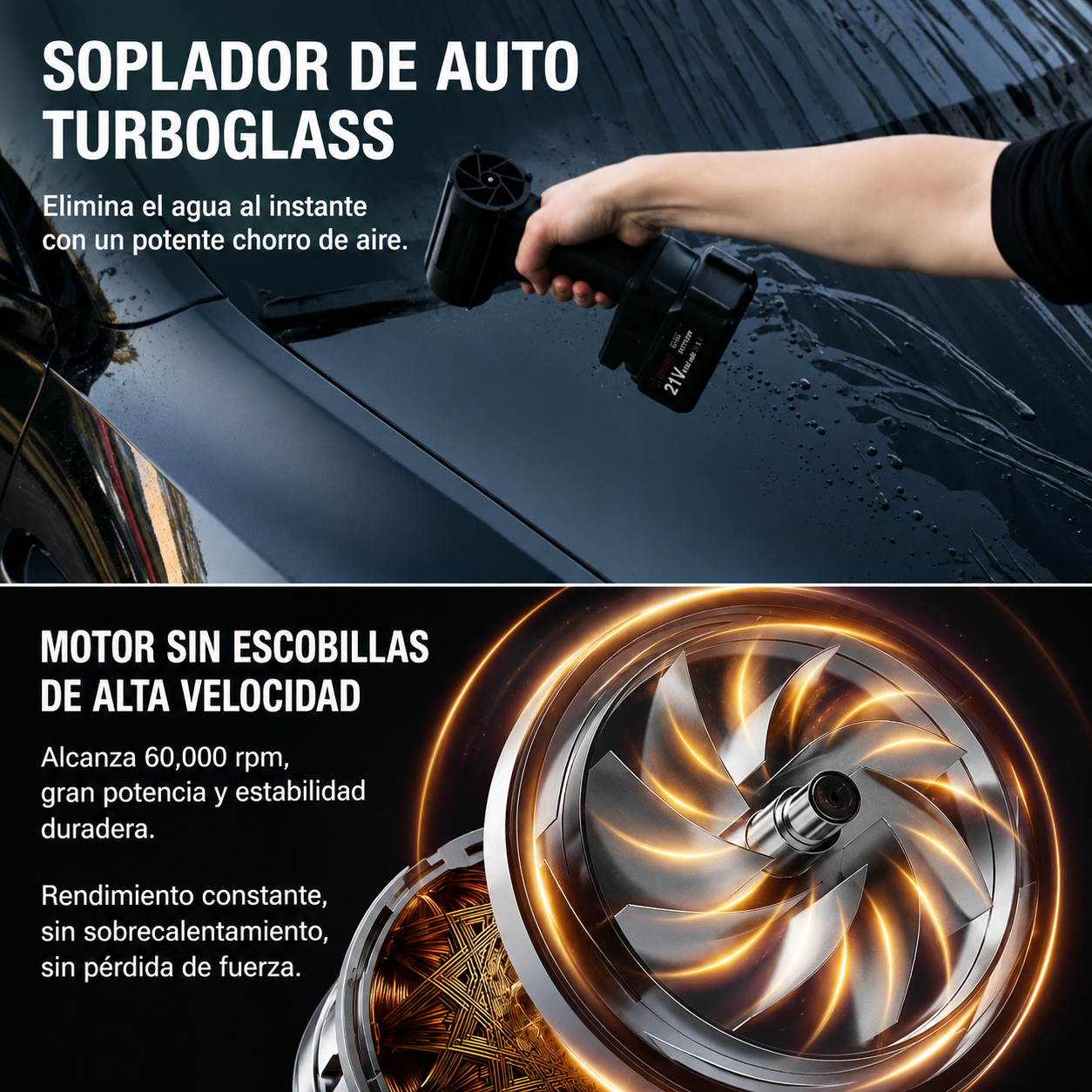 Turbo Soplador Aire Pro