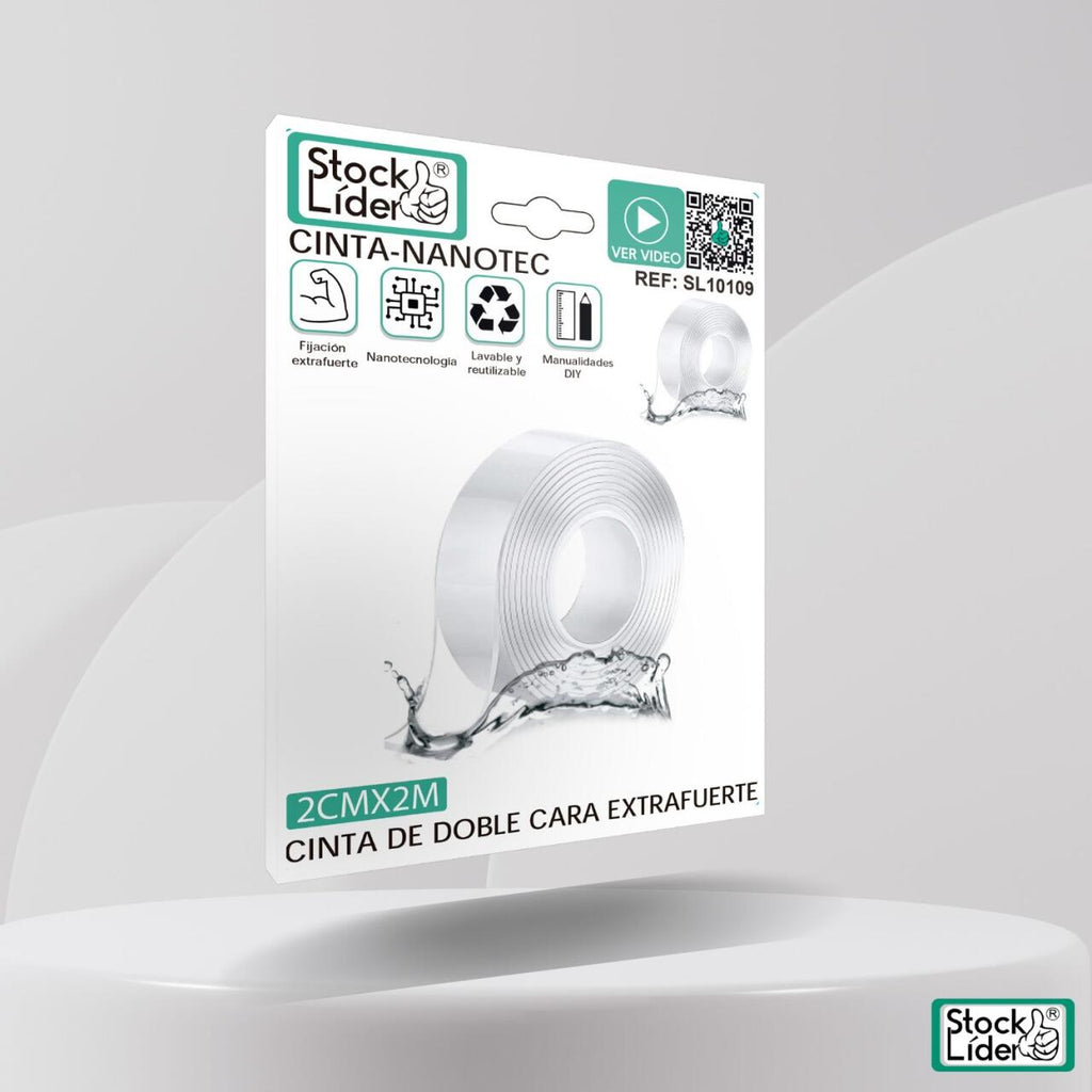 Cinta de Doble Cara Fuerte con Tecnología Nanotec